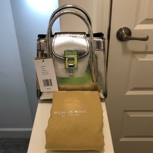Authentic Michael Kors Collection Mini Leather Satchel